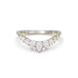 0.23 CT Round Half Eternity Lab Grown Diamond Wedding Band