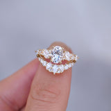 0.23 CT Round Half Eternity Lab Grown Diamond Wedding Band