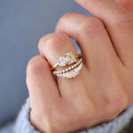 0.23 CT Round Half Eternity Lab Grown Diamond Wedding Band