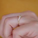 0.23 CT Round Half Eternity Lab Grown Diamond Wedding Band