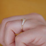0.23 CT Round Half Eternity Lab Grown Diamond Wedding Band