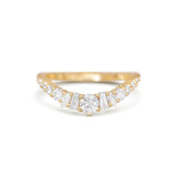 0.23 CT Round Half Eternity Lab Grown Diamond Wedding Band