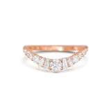 0.23 CT Round Half Eternity Lab Grown Diamond Wedding Band