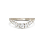 0.23 CT Round Half Eternity Lab Grown Diamond Wedding Band