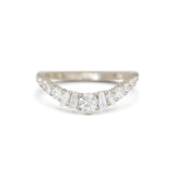 0.23 CT Round Half Eternity Lab Grown Diamond Wedding Band