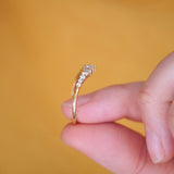 0.23 CT Round Half Eternity Lab Grown Diamond Wedding Band