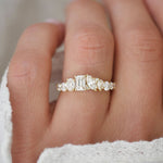 0.23 CT Round Half Eternity Lab Grown Diamond Wedding Band