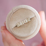 0.23 CT Round Half Eternity Lab Grown Diamond Wedding Band