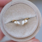 0.23 CT Round Half Eternity Lab Grown Diamond Wedding Band