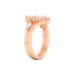 Marquise Cut Moissanite Bridal Set with Solitaire Settings– 1.08 CT Center, 0.32 TCW Accents 16