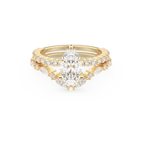 Marquise Cut Moissanite Bridal Set with Pave Settings– 1.08 CT Center, 0.85 TCW Accents 7