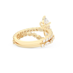 Marquise Cut Moissanite Bridal Set with Pave Settings– 1.08 CT Center, 0.85 TCW Accents 9