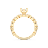 Marquise Cut Moissanite Bridal Set with Pave Settings– 1.08 CT Center, 0.85 TCW Accents 11