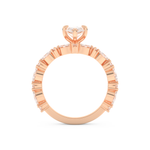 Marquise Cut Moissanite Bridal Set with Pave Settings– 1.08 CT Center, 0.85 TCW Accents 17