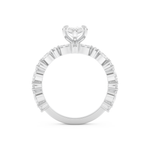 Marquise Cut Moissanite Bridal Set with Pave Settings– 1.08 CT Center, 0.85 TCW Accents 5