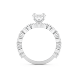 Marquise Cut Moissanite Bridal Set with Pave Settings– 1.08 CT Center, 0.85 TCW Accents 5