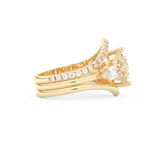 Princess Cut Moissanite Bridal Set with Cluster Settings  – 1.04 CT Center, 0.75 TCW Accents 8