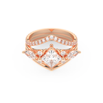 Princess Cut Moissanite Bridal Set with Cluster Settings  – 1.04 CT Center, 0.75 TCW Accents 13
