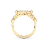 Marquise Cut Moissanite Bridal Set – 1.08 CT Center, 0.75 TCW Accents 11