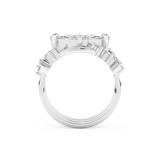 Marquise Cut Moissanite Bridal Set – 1.08 CT Center, 0.75 TCW Accents 4