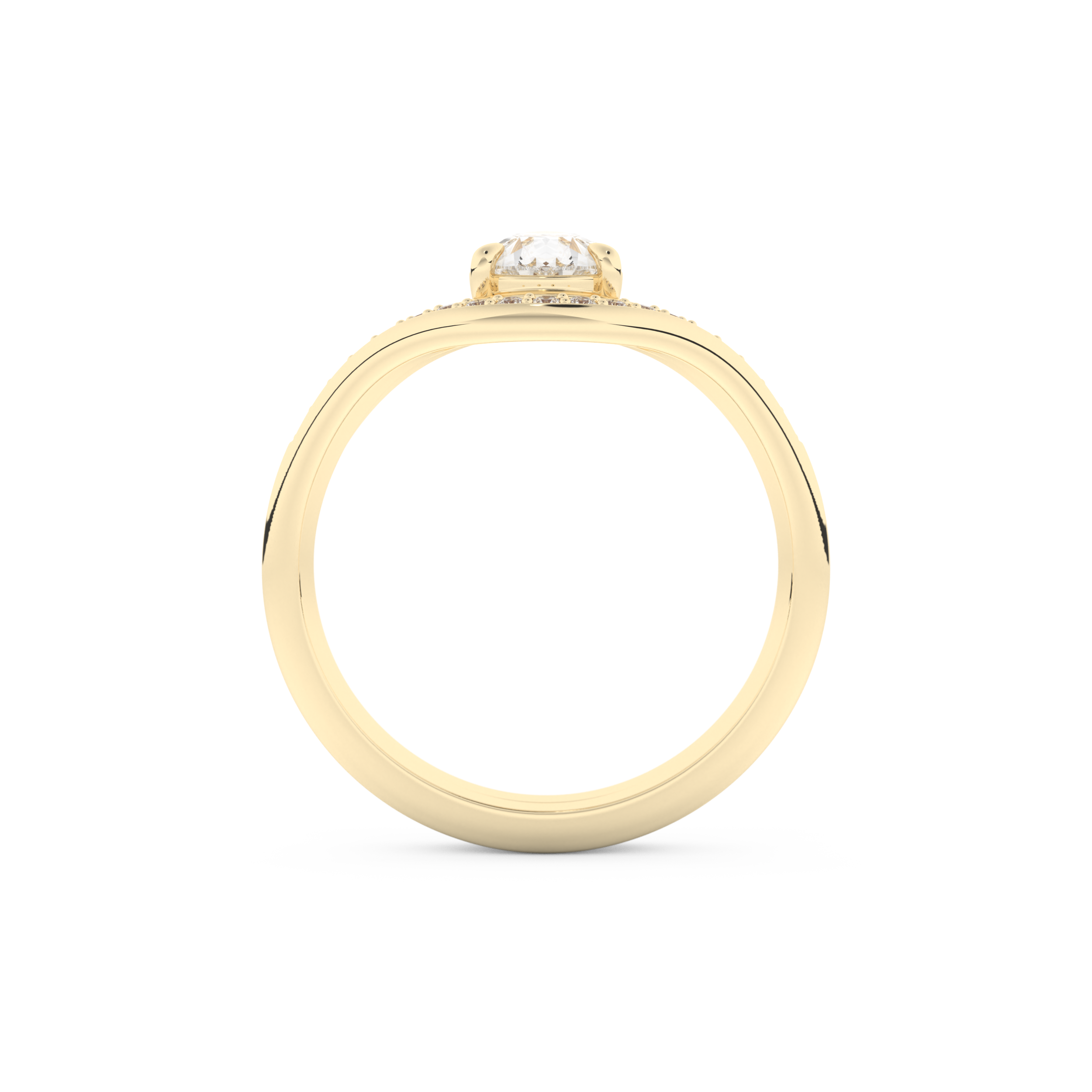 Pear Cut Moissanite Bridal Set with Solitaire Settings – 0.65 CT Center, 0.09 TCW Accents 11