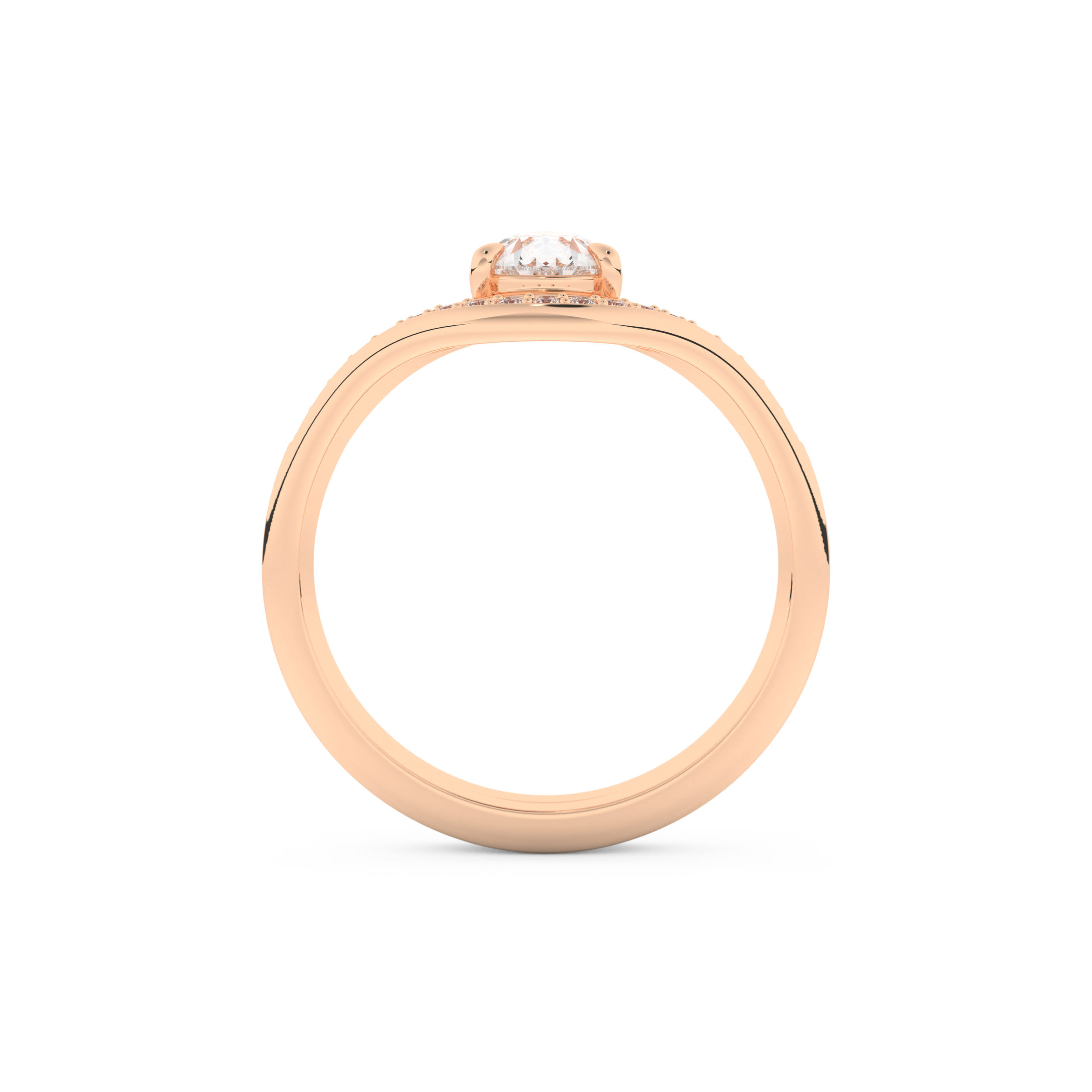Pear Cut Moissanite Bridal Set with Solitaire Settings – 0.65 CT Center, 0.09 TCW Accents 17