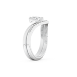 Pear Cut Moissanite Bridal Set with Solitaire Settings – 0.65 CT Center, 0.09 TCW Accents 6