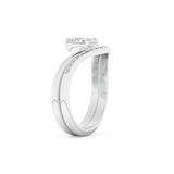 Pear Cut Moissanite Bridal Set with Solitaire Settings – 0.65 CT Center, 0.09 TCW Accents 6