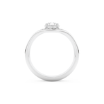 Pear Cut Moissanite Bridal Set with Solitaire Settings – 0.65 CT Center, 0.09 TCW Accents 5