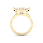 Marquise Cut Moissanite Bridal Set with Solitaire Settings  – 2.24 CT Center, 0.13 TCW Accents 11
