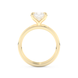 Pear Cut Moissanite Bridal Set with Solitaire Settings  – 1.99 CT Center, 0.01 TCW Accents 11
