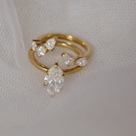 0.23 CT Round Half Eternity Lab Grown Diamond Wedding Band