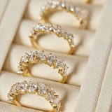 0.23 CT Round Half Eternity Lab Grown Diamond Wedding Band