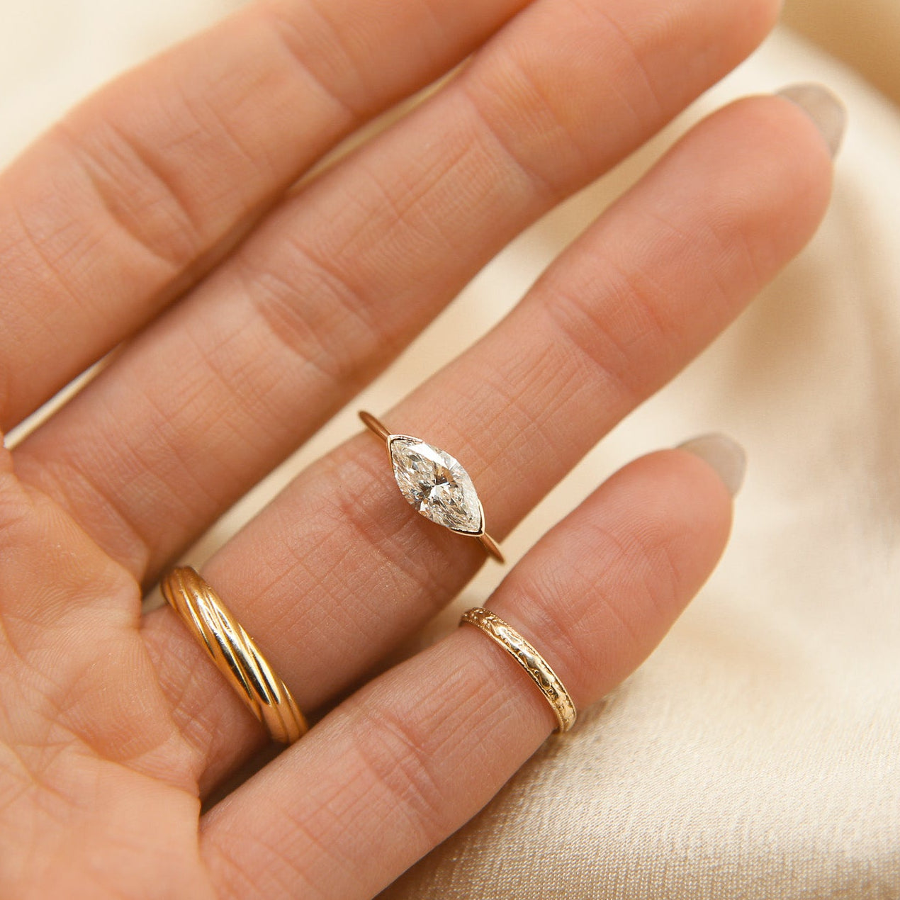 2 CT Round Halo & Pave Lab Grown Diamond Engagement Ring