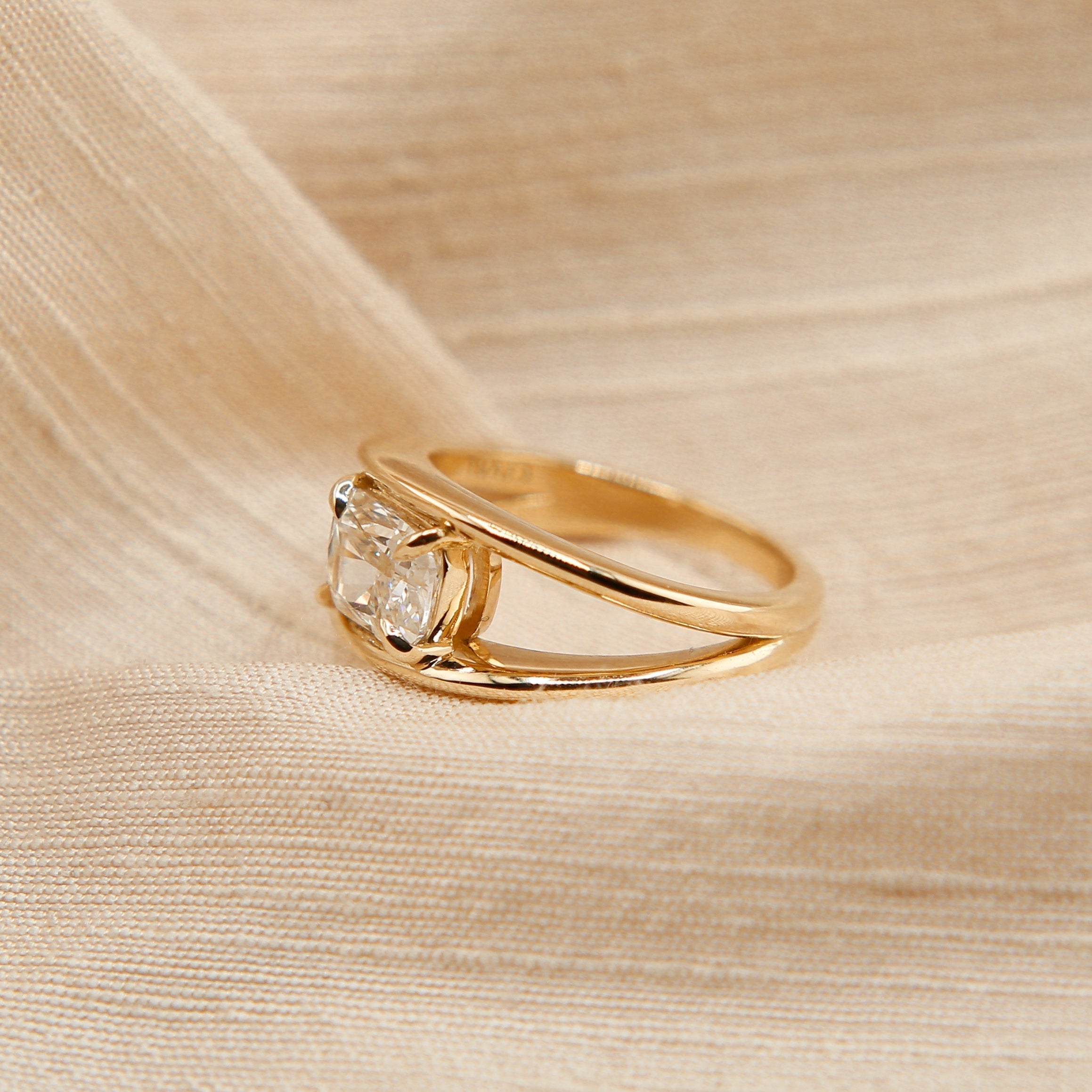 2 CT Round Halo & Pave Lab Grown Diamond Engagement Ring
