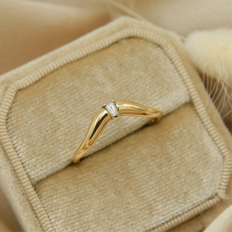 0.3 TCW Round Half Eternity Lab Grown Diamond Wedding Band