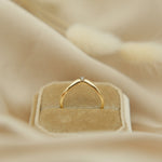 0.3 TCW Round Half Eternity Lab Grown Diamond Wedding Band