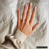 2 CT Cushion Cut Pave CVD F/VS1 Diamond Engagement Ring 11