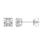 0.50 CT-2.0 CT Cushion Solitaire CVD F/VS Diamond Earrings 4