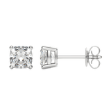 0.50 CT-2.0 CT Cushion Solitaire CVD F/VS Diamond Earrings 4