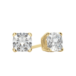 0.50 CT-2.0 CT Cushion Solitaire CVD F/VS Diamond Earrings 5