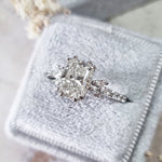 2.08 CT Cushion Cluster CVD H/VVS2 Diamond Engagement Ring 2