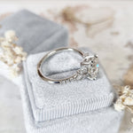 2.08 CT Cushion Cluster CVD H/VVS2 Diamond Engagement Ring 4