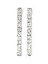 
                  
                    2.0 TCW Round Cut Hoop Moissanite Earrings
                  
                