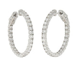 
                  
                    2.0 TCW Round Cut Hoop Moissanite Earrings
                  
                