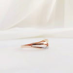 0.03 CT Round Criss Cross CVD EF/VS Diamond Wedding Band 4