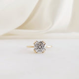 Cushion Pave Lab Grown Diamond Engagement Ring