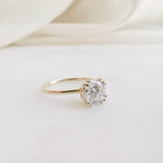Cushion Pave Lab Grown Diamond Engagement Ring