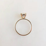 Cushion Hidden Halo Lab Grown Diamond Engagement Ring