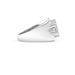Wedding Band with 0.50 CT Marquise Cut Moissanite – Yellow, White, or Rose Gold